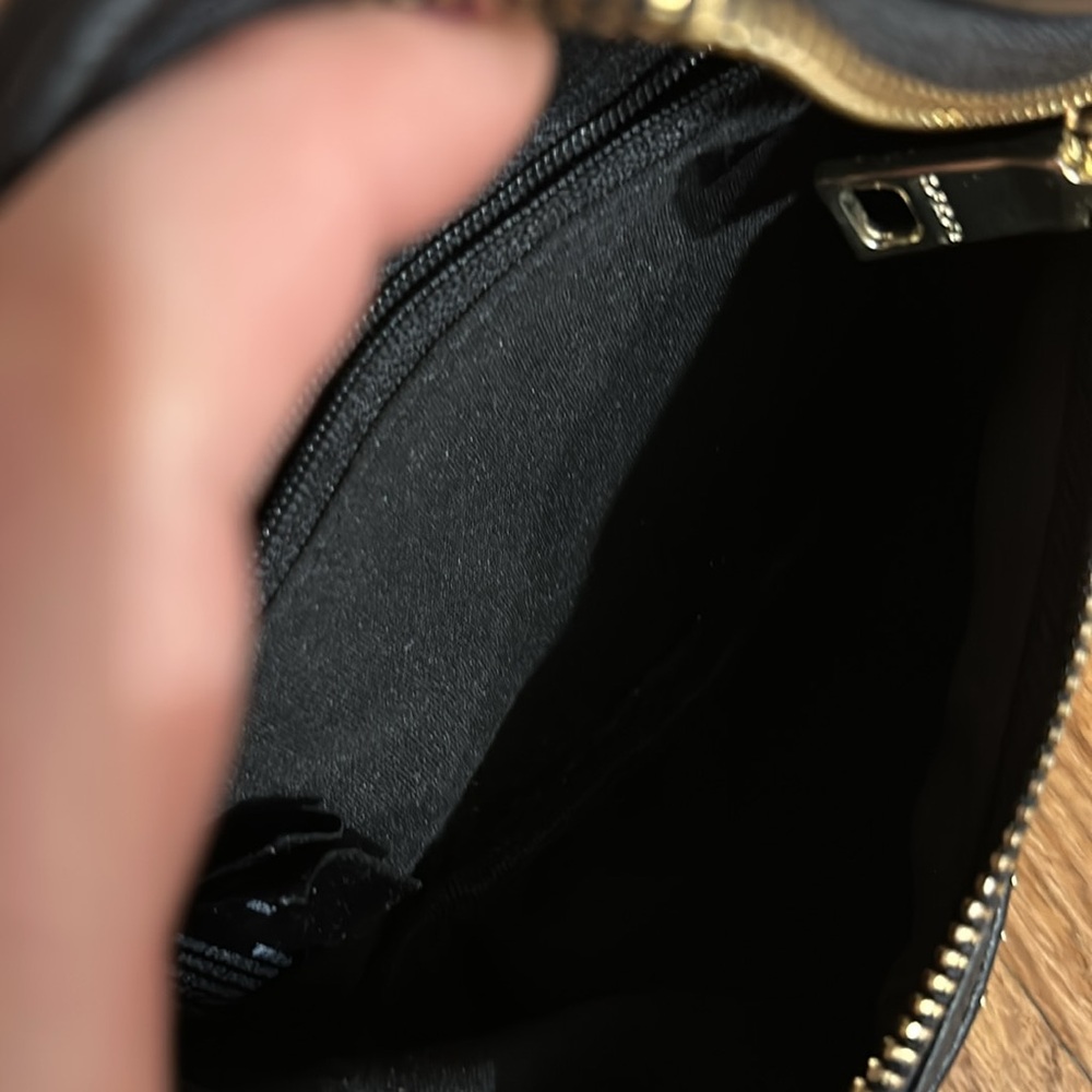 BEBE Los Angelos Black Studded Adjustable Belted Waist Bag Fanny Pack Y2K - Picture 8 of 8